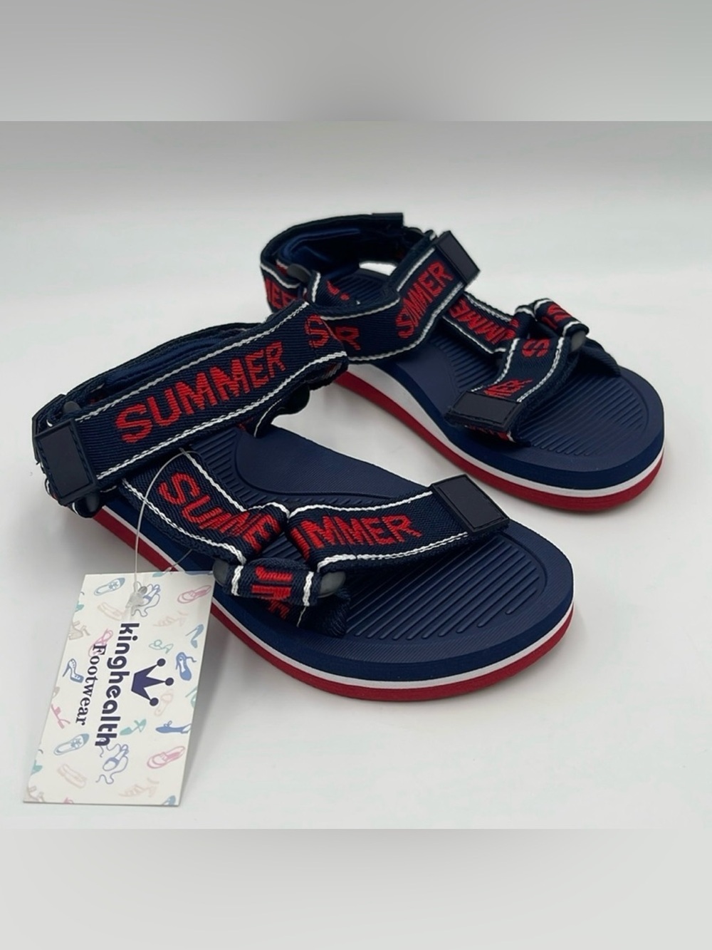 NWT kinghealth Comfortable Sandals Kids
Adjustable Water Shoes for Summer